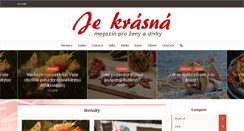 Desktop Screenshot of jekrasna.cz
